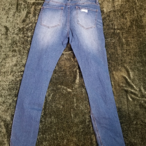 Altar'd State Womens Distressed Jeans Size 25 Blue Denim - Picture 5 of 5